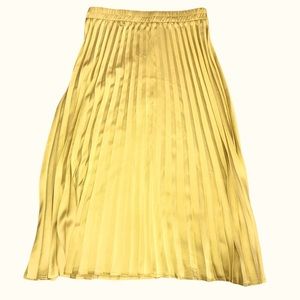 Sadie & Love Accordian Sateen Skirt Size: L ((E1))